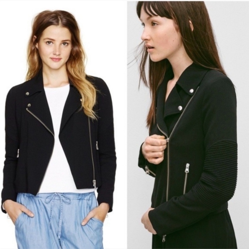 Aritzia Wilfred Moto Jacket
